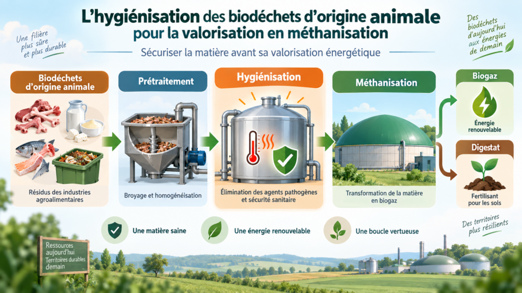 hygienisation des biodéchets d'origine animale